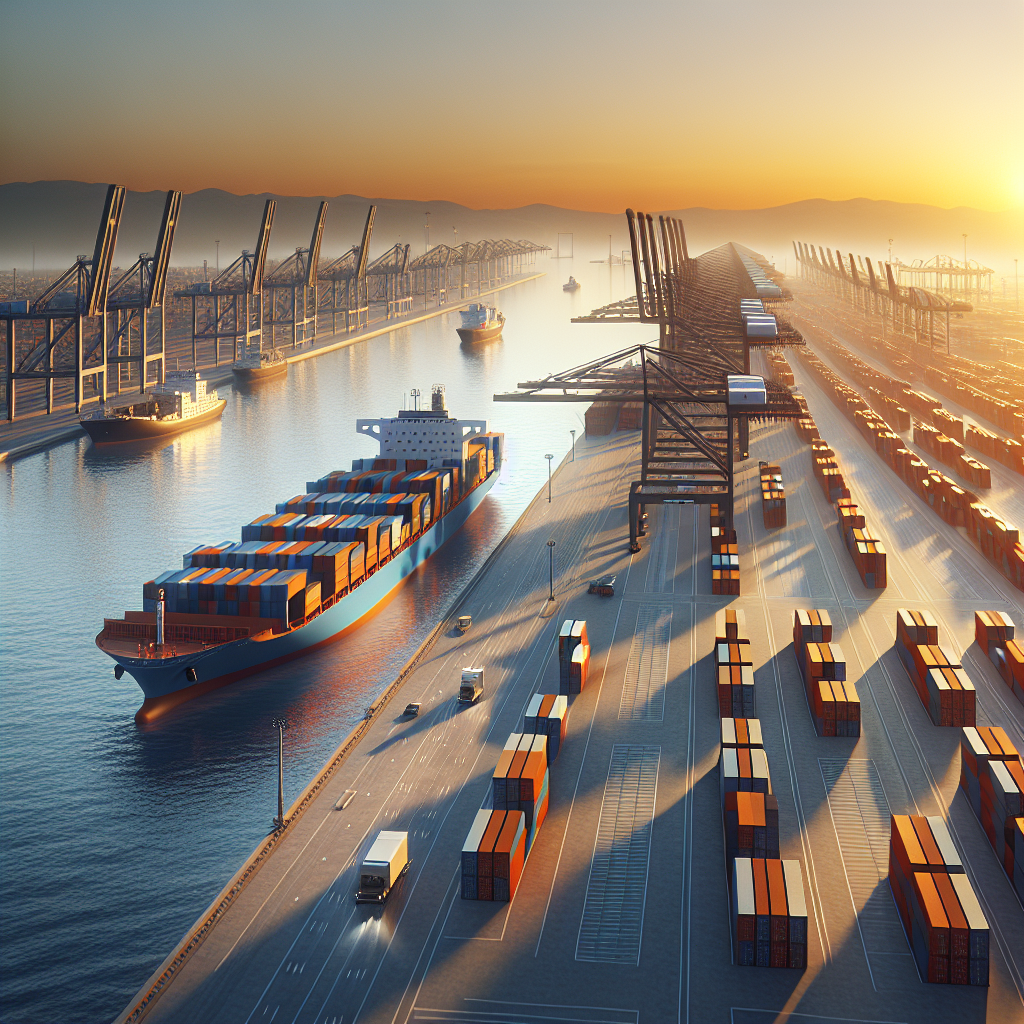 El Port de Tarragona Impulsa una Alianza Estratégica con Aragón - Marketplace Insights - Imagen generada por IA