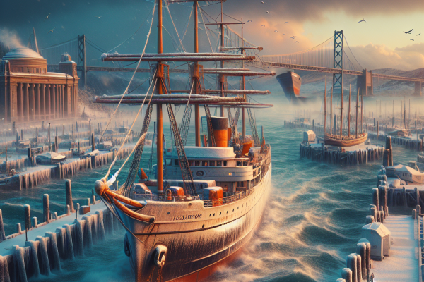 Los Temporales de Enero Afectan el Tráfico Marítimo: Caída del 4,5% - Marketplace Insights - Imagen generada por IA