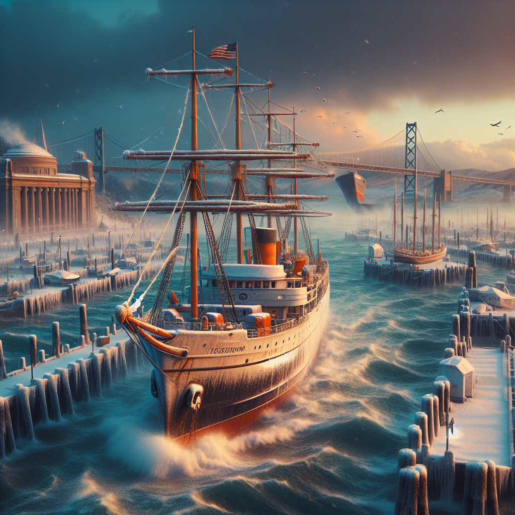 Los Temporales de Enero Afectan el Tráfico Marítimo: Caída del 4,5% - Marketplace Insights - Imagen generada por IA