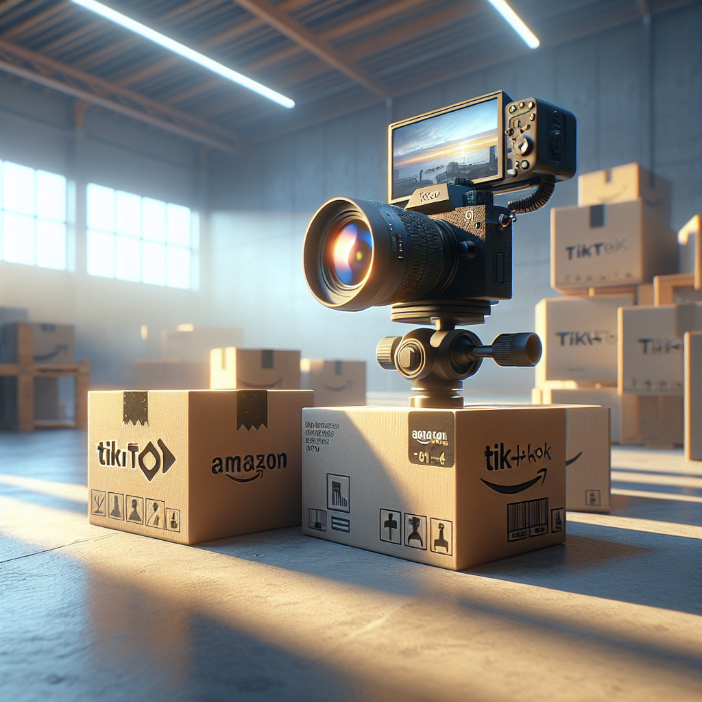 Integración de TikTok Shop y Amazon para Vender Sin Complicaciones - Marketplace Insights - Imagen generada por IA