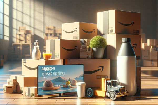 Amazon Lanza Su Gran Venta de Primavera: Ofertas en Bienestar y Hogar - Marketplace Insights - Imagen generada por IA