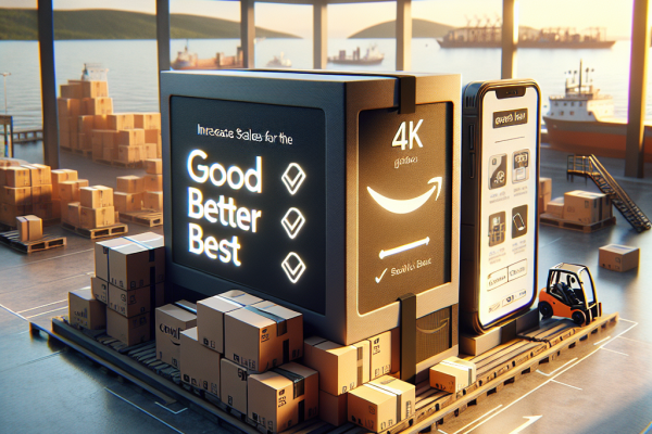 Estrategia de Producto Good Better Best en Amazon para Aumentar Ventas - Marketplace Insights - Imagen generada por IA
