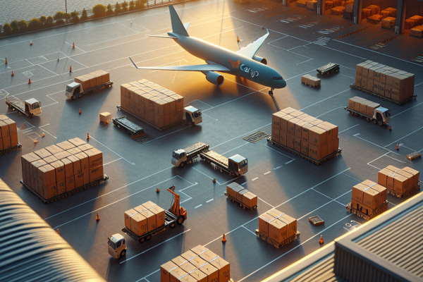 Nueva Terminal de Carga Aérea en Barajas de SAASA: Características y Planes - Marketplace Insights - Imagen generada por IA