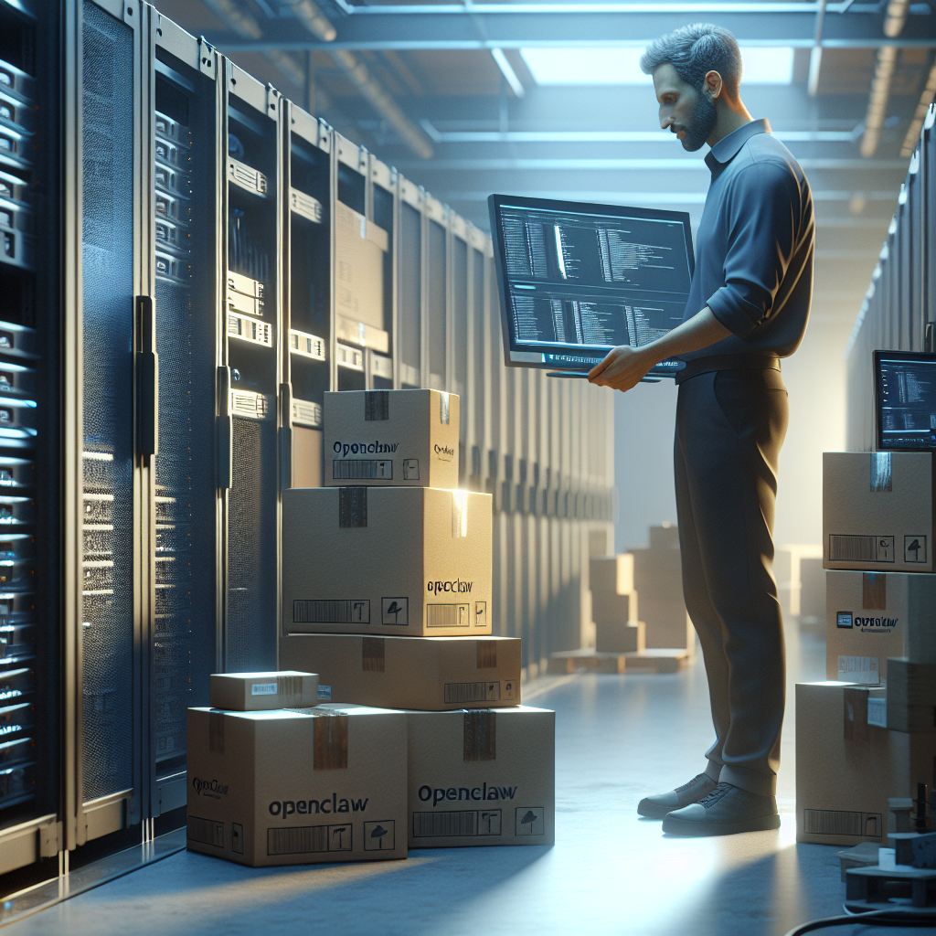 Cómo Usar OpenClaw para Potenciar Tu Marca de E-commerce - Marketplace Insights - Imagen generada por IA