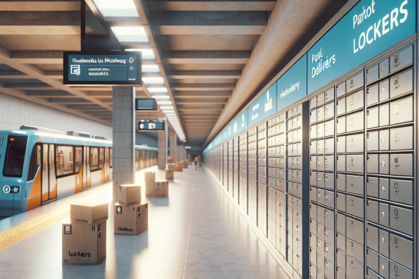 GLS Impulsa Reparto Sostenible con Taquillas en Metro de Madrid - Marketplace Insights - Imagen generada por IA