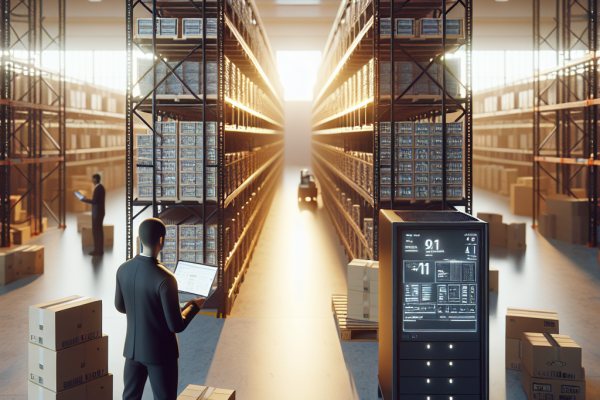 Mecalux y MIT Crean Simulador de IA para Optimizar Inventarios Logísticos - Marketplace Insights - Imagen generada por IA