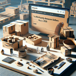Top Vendedores de Amazon de Terceros para Marzo de 2026 - Marketplace Insights - Imagen generada por IA