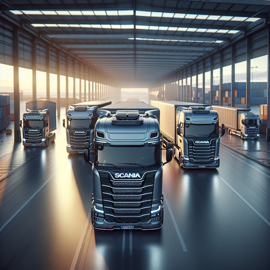TXT Incorpora Cuatro Camiones Scania Super con Mantenimiento Integral - Marketplace Insights - Imagen generada por IA