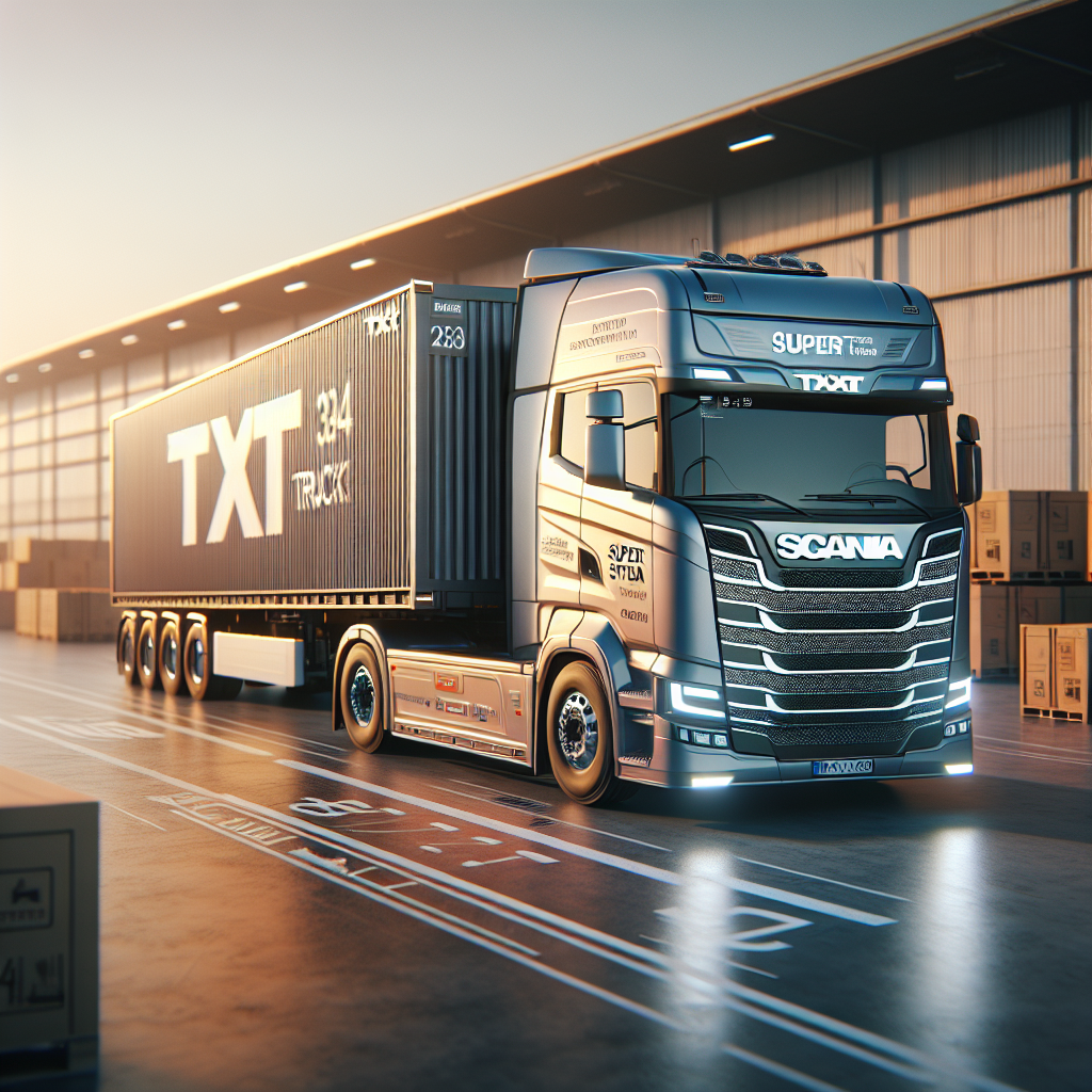 TXT Incorpora Nuevas Unidades Scania Super y Aumenta Su Flota a 350 Camiones - Marketplace Insights - Imagen generada por IA